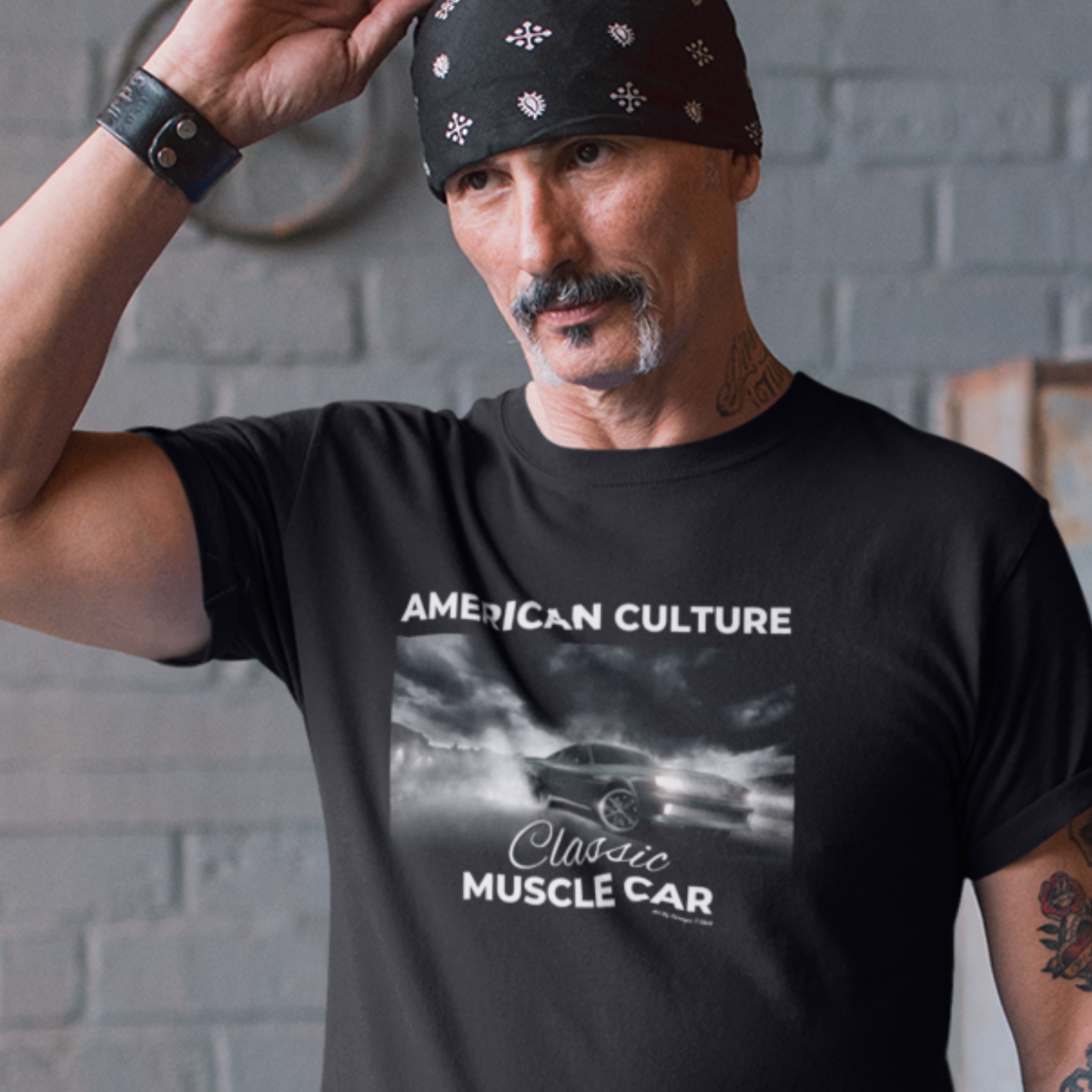 Nome do produto: Camiseta American Culture - Muscle Car Unissex