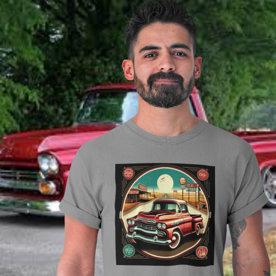 Camiseta Retrô Chevy Apache - Unissex