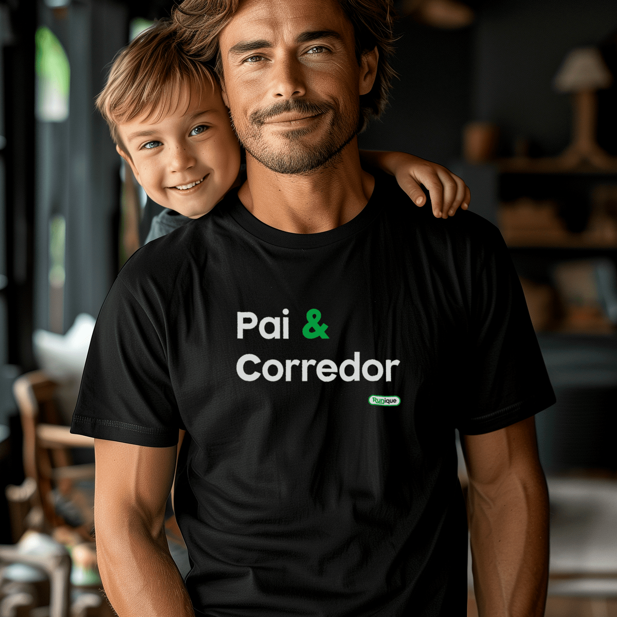 Nome do produto: Camiseta masc. : Pai & corredor