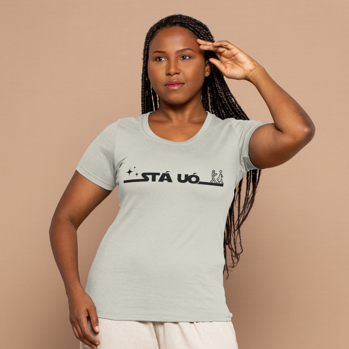 Nome do produto: Camiseta Feminina Stá Uó