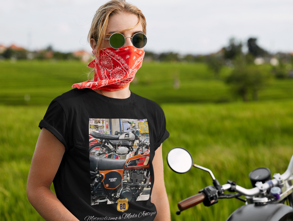 Camiseta Feminina XT500 e Mini Enduro