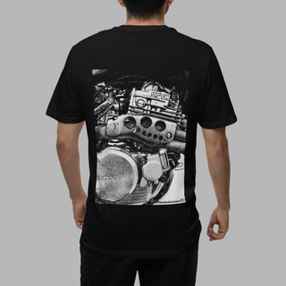Camiseta Sketch Series - Motor RFVC - estampa nas costas