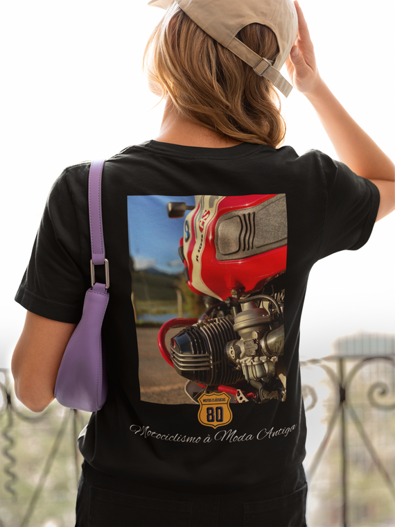 Camiseta Feminina BMW R 100GS Paris Dakar - Costas