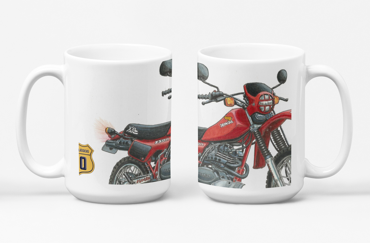 Nome do produto: Caneca XL250R Vermelha By Nello Petri