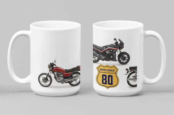 Caneca Motos Clássicas 80