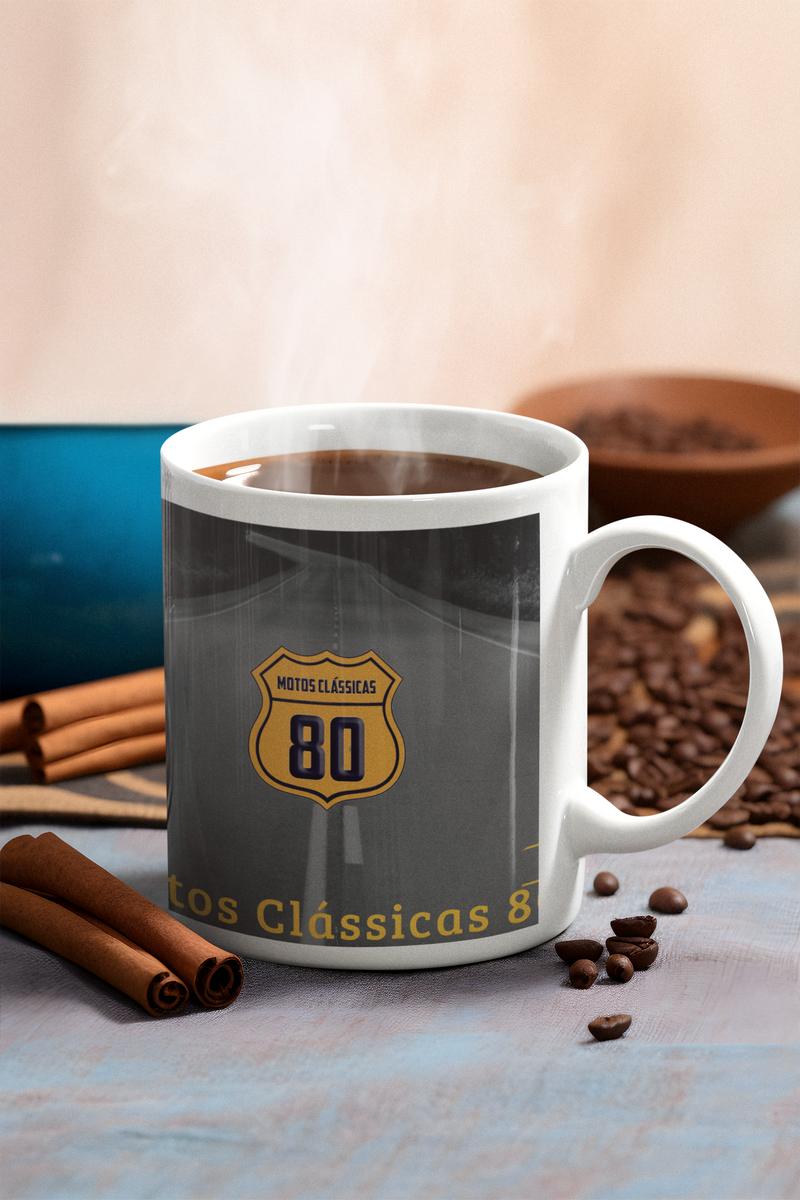 Nome do produto: Caneca Motos Clássicas 80 - The Road