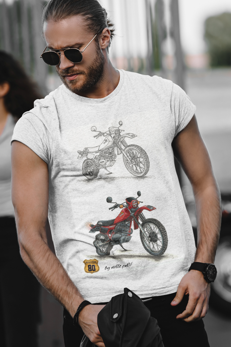 Nome do produto: Camiseta XL250R Vermelha By Nello Petri