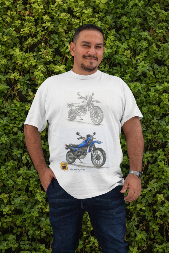 Camiseta Plus Riders - XL 250R Azul - by Nello Petri