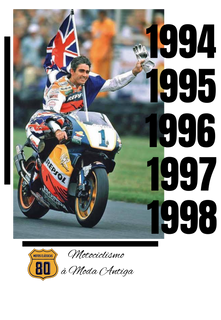 Nome do produtoCamiseta Plus Riders - Podium Heroes - Mick Doohan