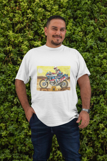 Camiseta Plus Riders - Africa Twin Dakar by Nello Petri