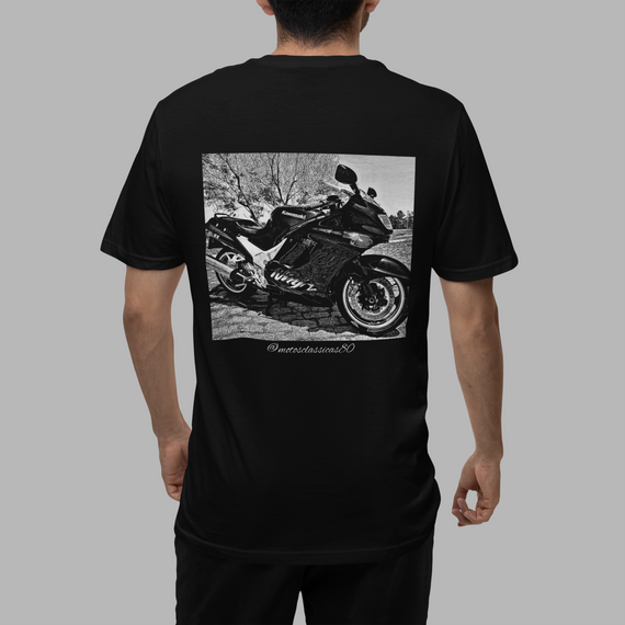 Camiseta Sketch Series - Ninja ZX-11 - estampa nas costas