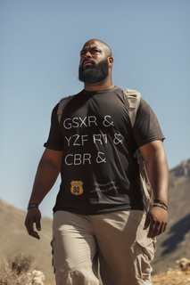 Camiseta Plus Riders - GSXR YZF R1 e CBR
