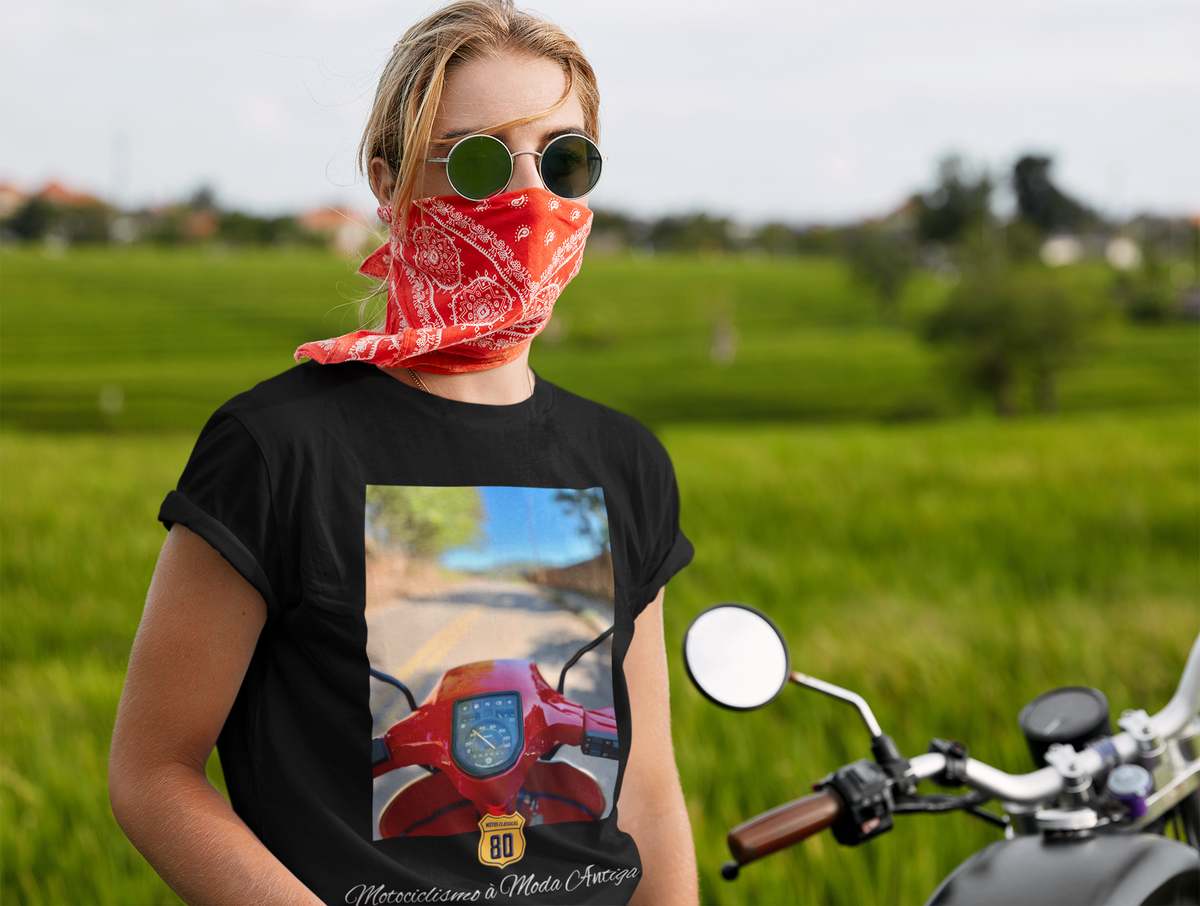 Nome do produto: Camiseta Feminina Vespa PX200E