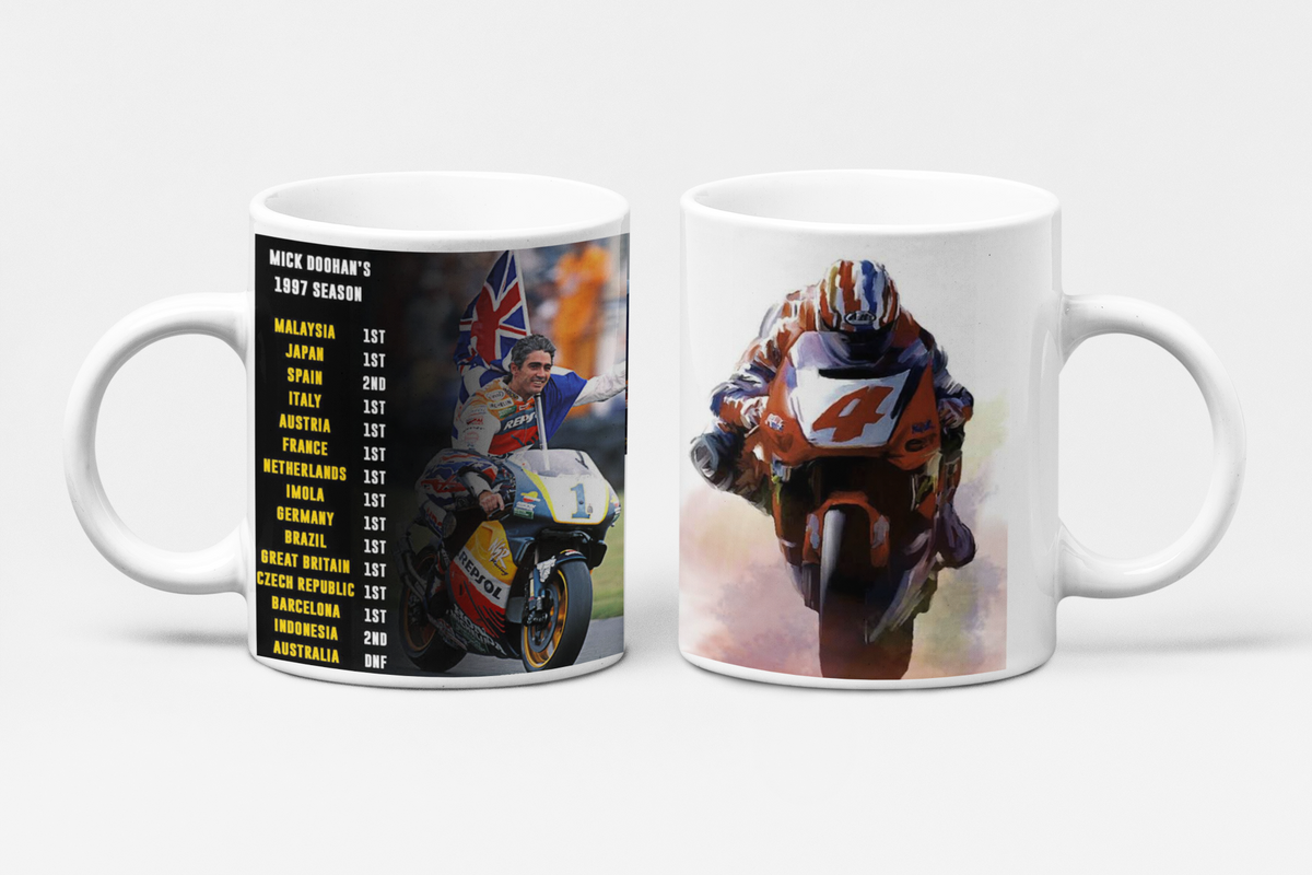 Nome do produto: Caneca Podium Heroes - Mick Doohan