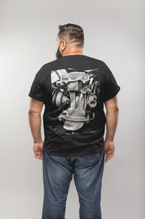 Camiseta Plus Riders Sketch Carburator - nas costas