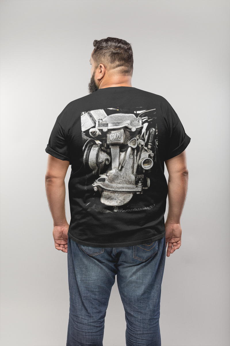 Nome do produto: Camiseta Plus Riders Sketch Carburator - nas costas