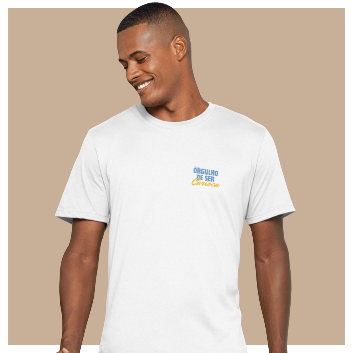 Nome do produto: T-Shirt Orgulho de ser Carioca Simple