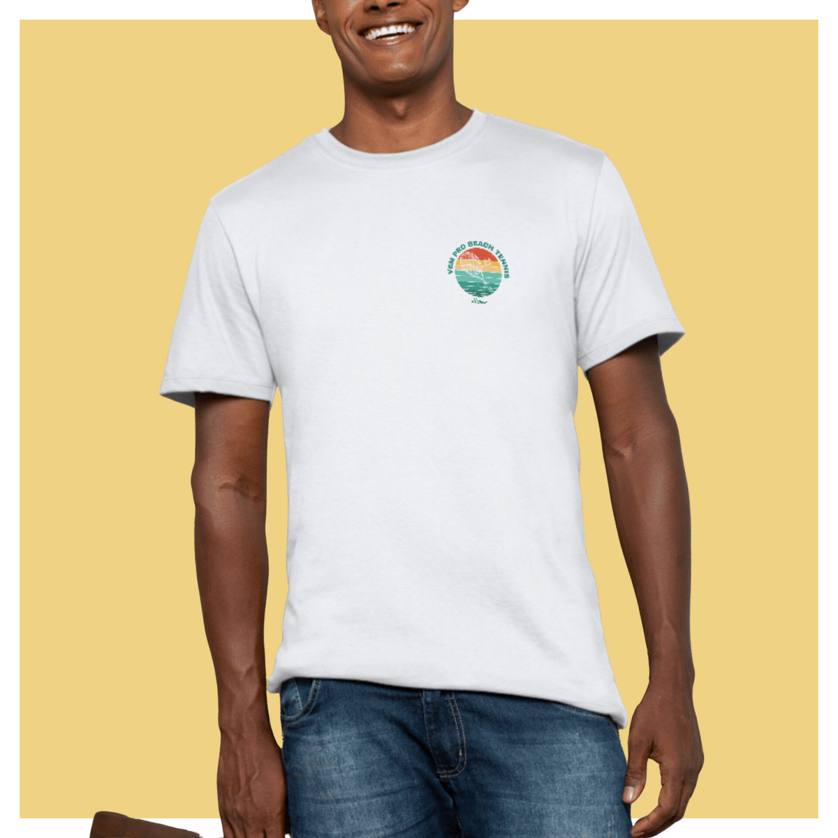 Nome do produto: T-Shirt Vem pro Beach Tennis