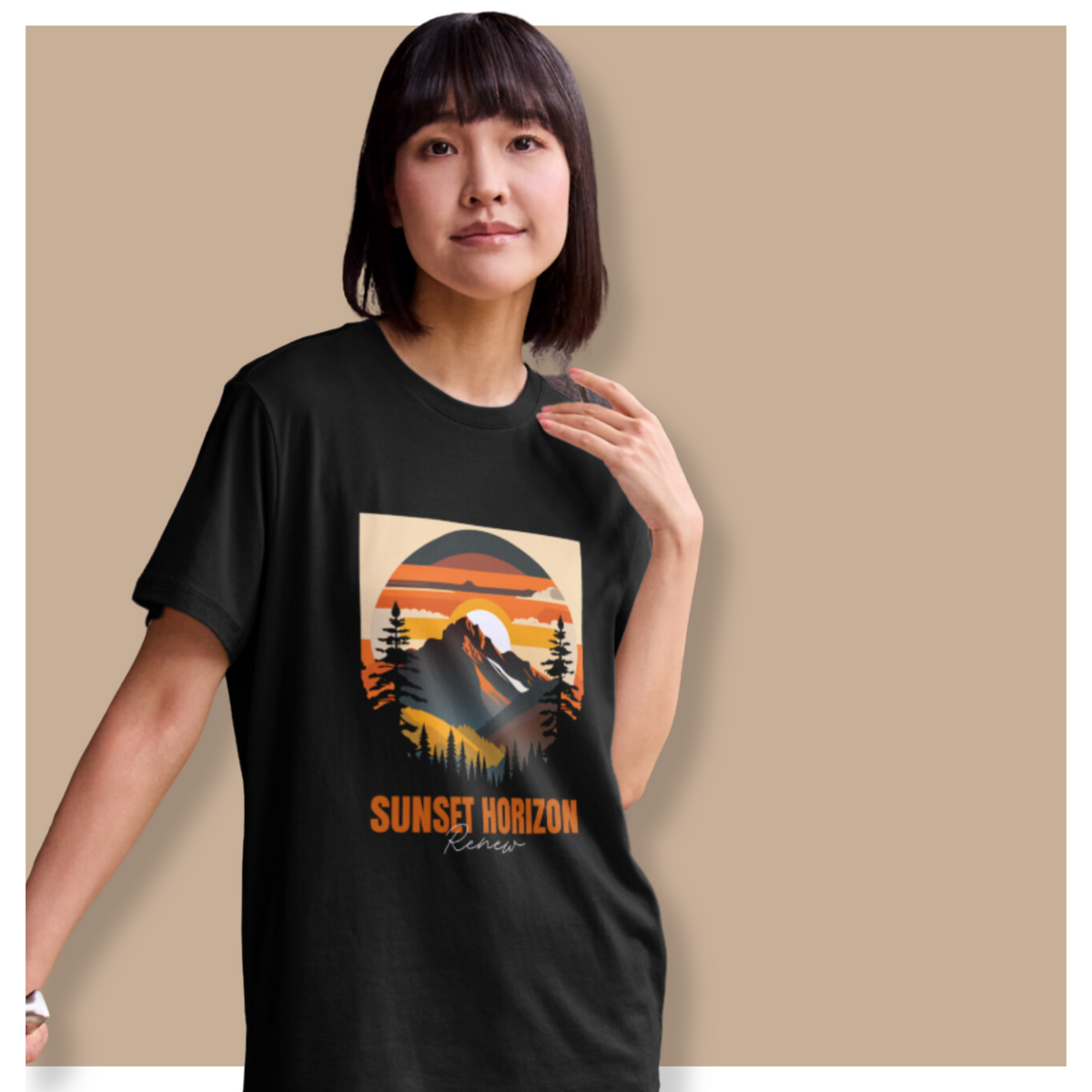 Nome do produto: T-Shirt Classic Sunset Horizon