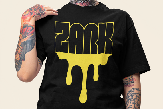 Camiseta Oversized COLORS Zark Paint