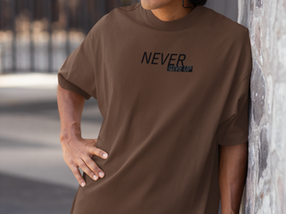 Nome do produtoCamiseta Oversized Zark Wear Never Give Up