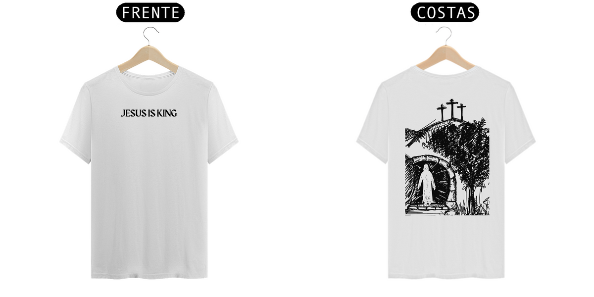 Nome do produto: Camiseta Basic Unissex Jesus is King