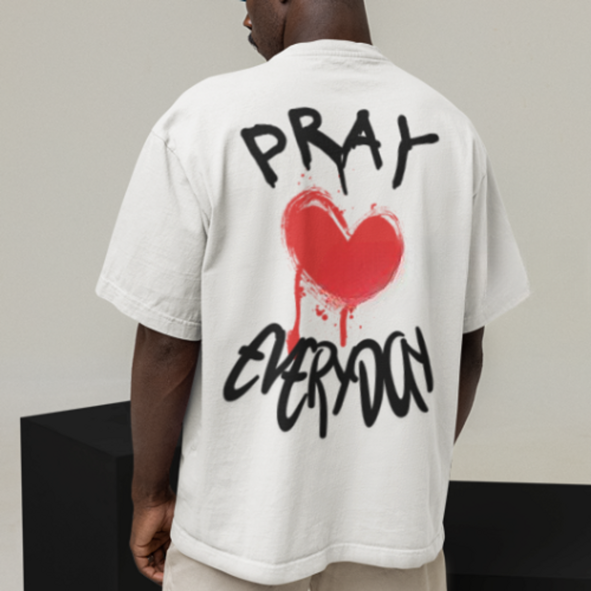 Nome do produto: Camiseta Street Wear pray branca