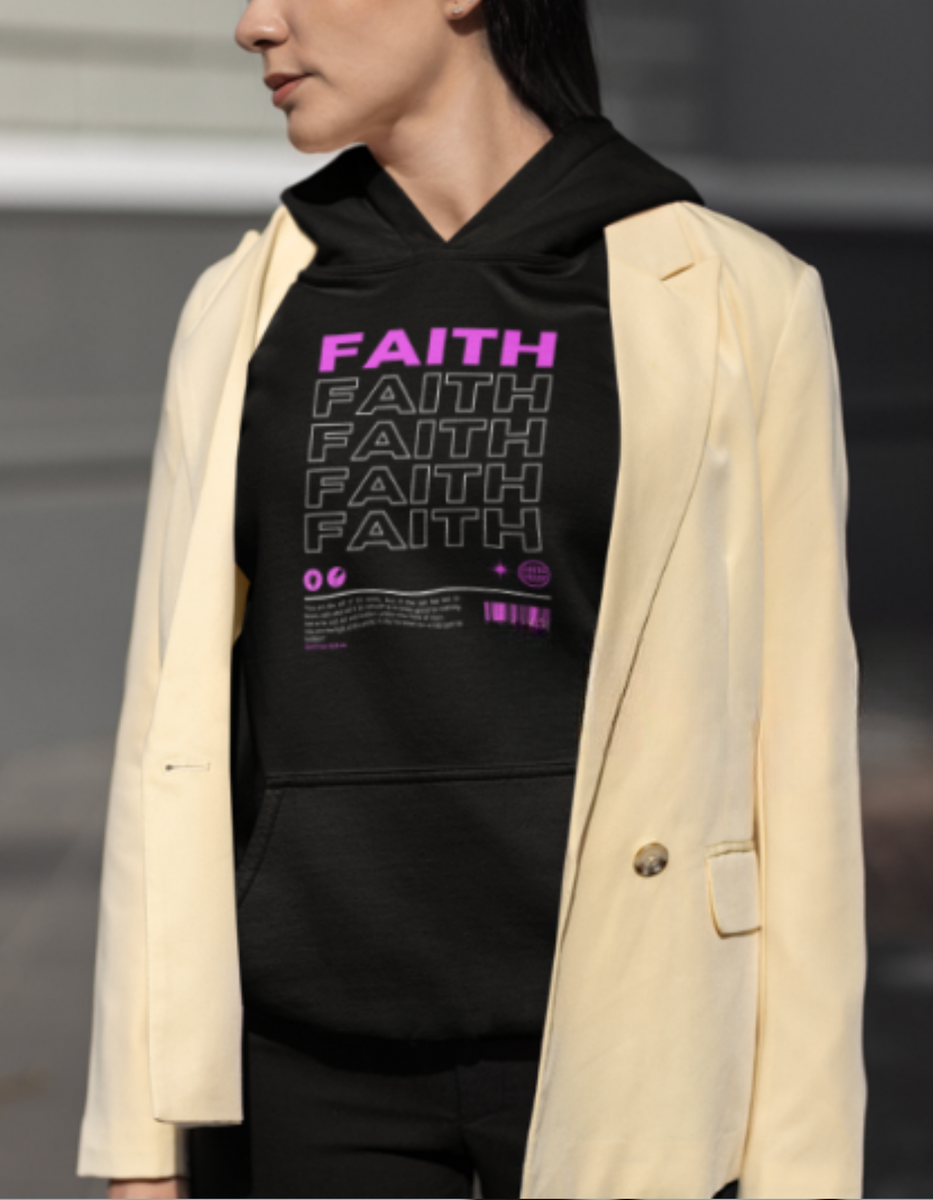 Nome do produto: Moletom Faith Feminino Preto