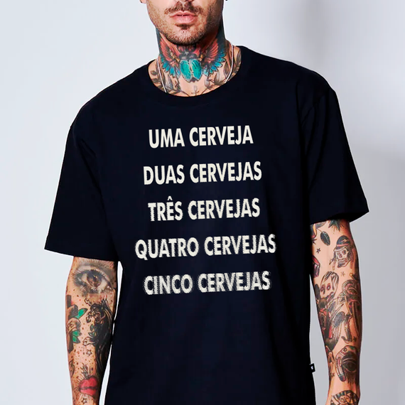 Camiseta Quality UMA CERVEJA
