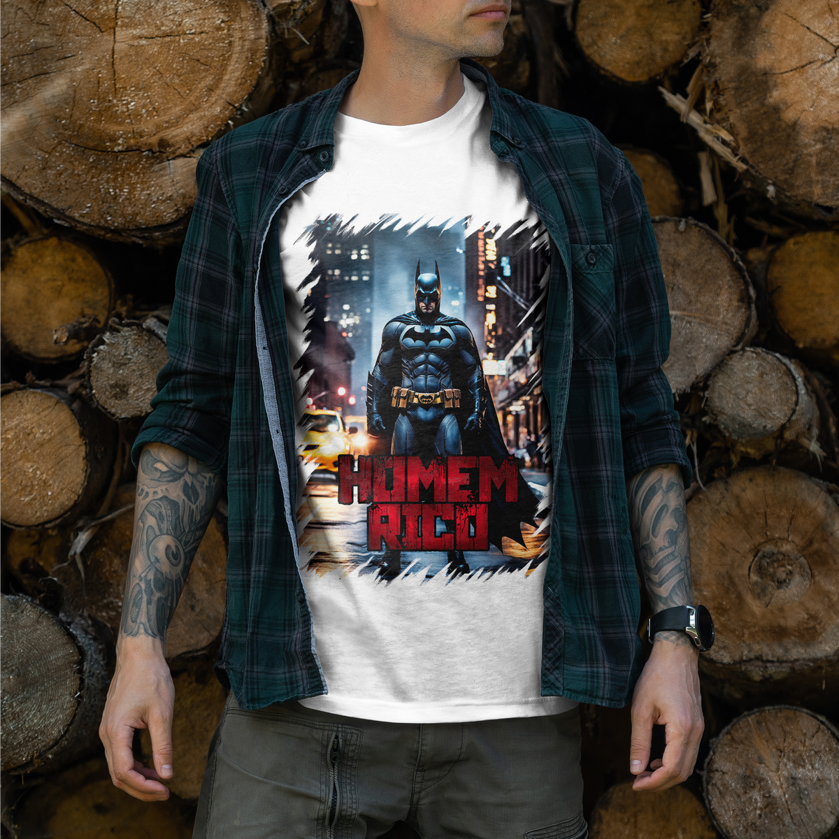 Nome do produto: Camiseta Classic Homem Rico