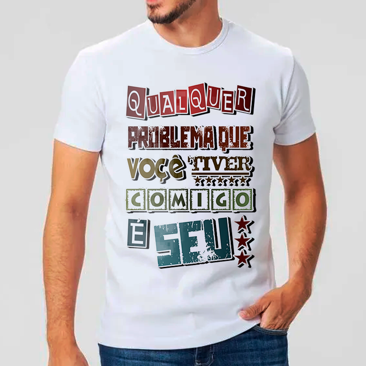 Nome do produto: Camiseta Classic PROBLEMA SEU