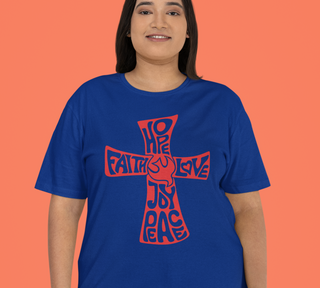 Nome do produtoHOPE FAITH - Plus Size Unissex