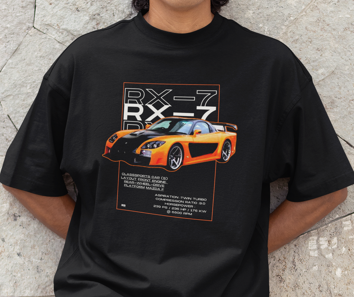 Nome do produto: MAZDA RX-7 - T Shirt Quality