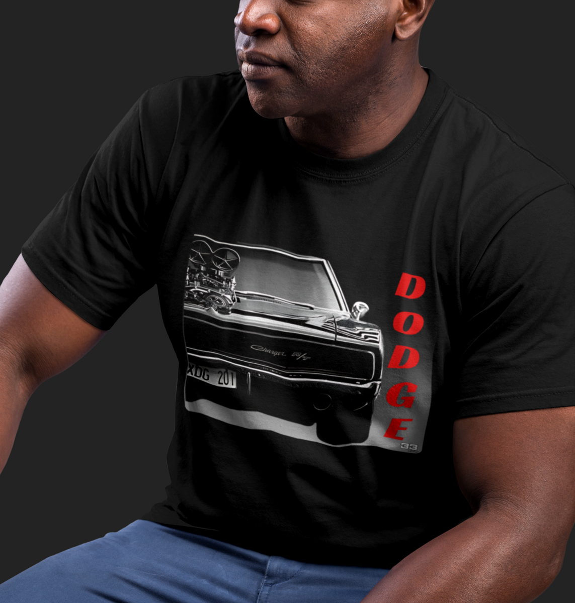 Nome do produto: DODGE CHARGER R/T - T Shirt Quality