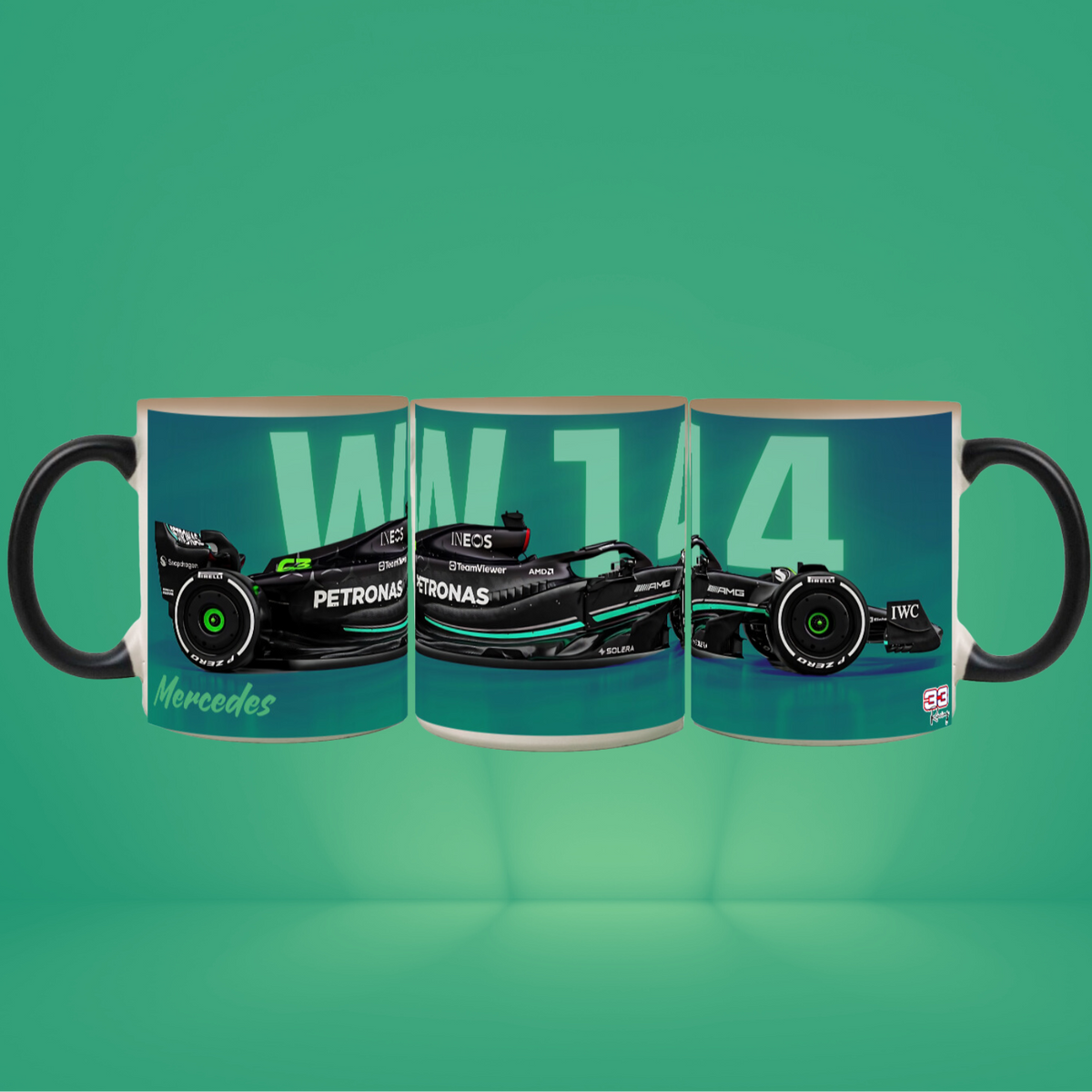 Nome do produto: Mercedes W14 - CANECA MÁGICA