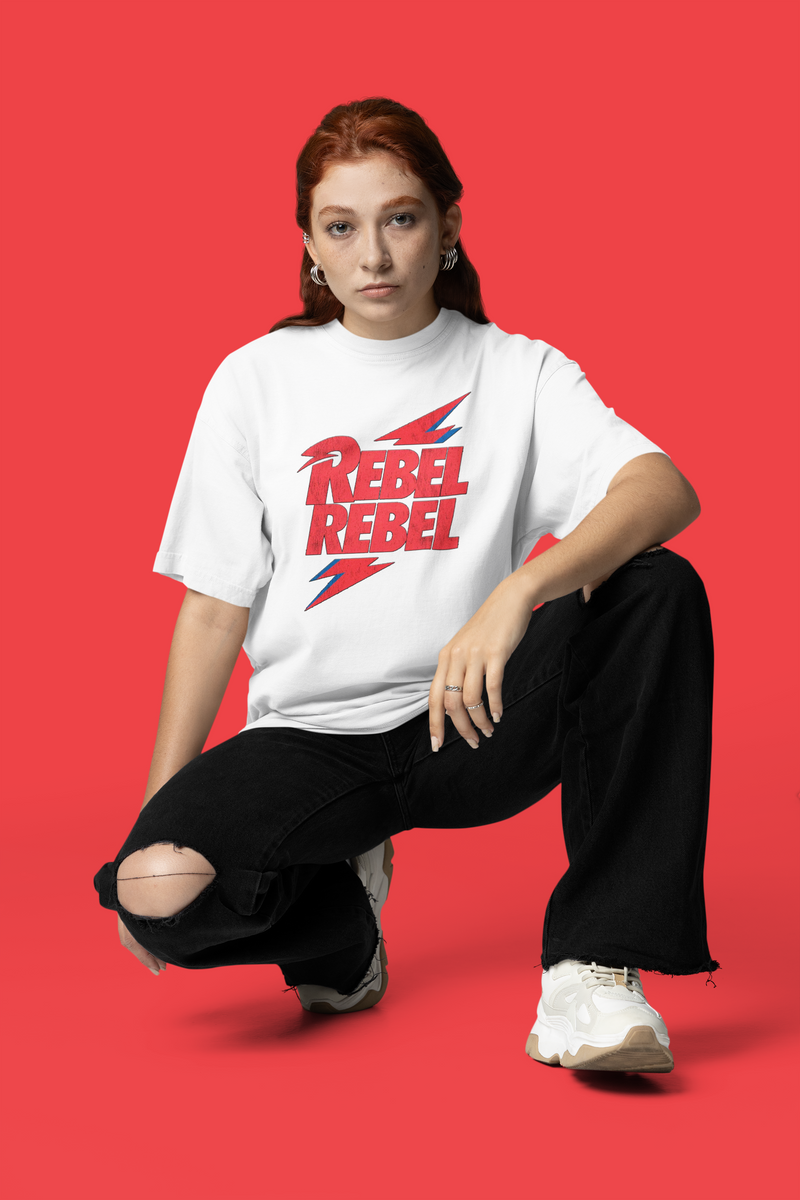 Nome do produto: Camiseta Baby Long Rebel Rebel
