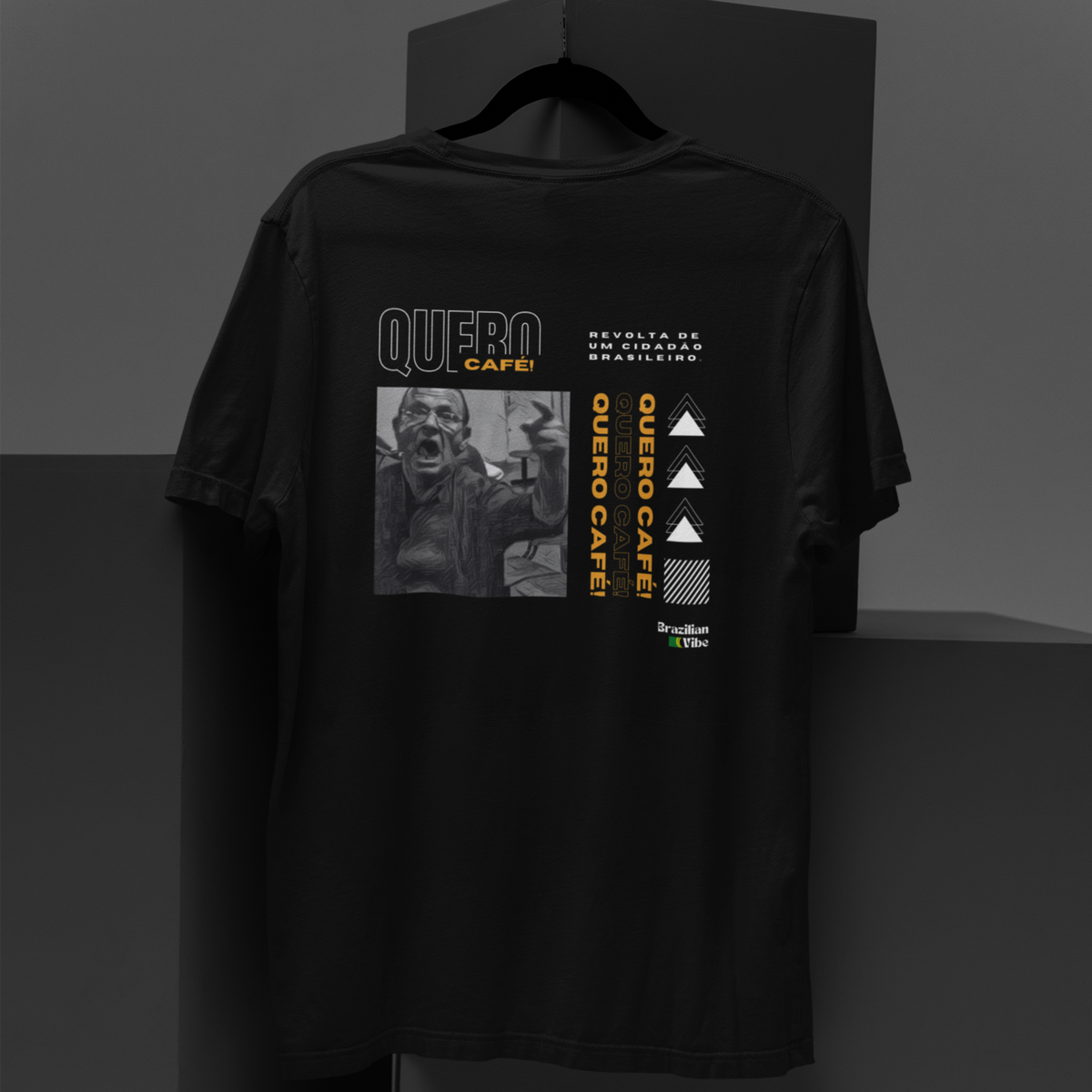 Nome do produto: Camiseta - Quero Café!