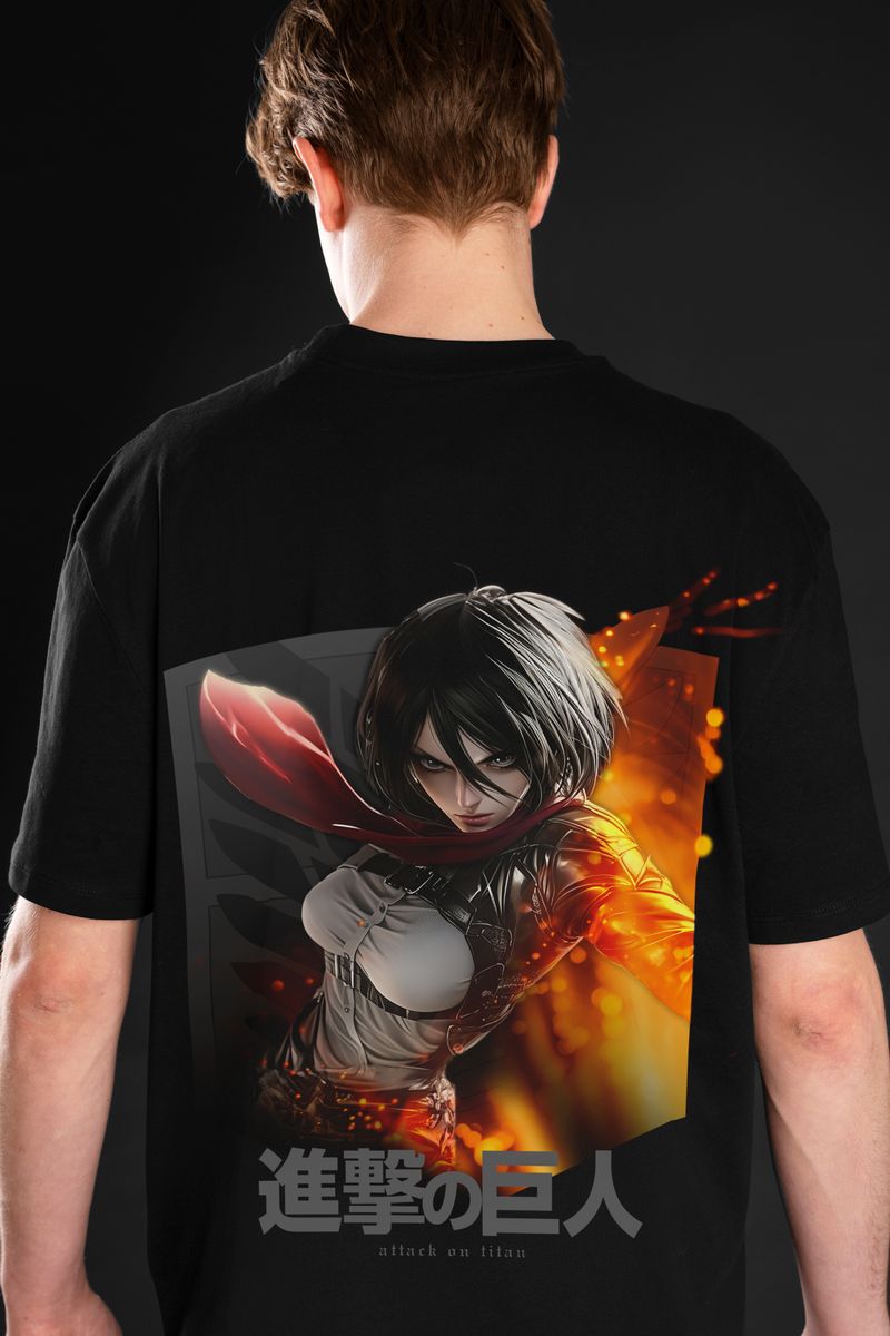 Nome do produto: Camiseta Mikasa Attack on Titan