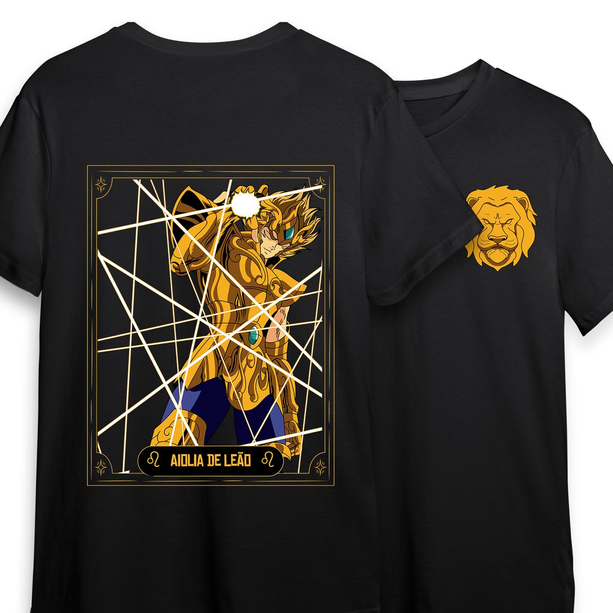 Nome do produto: Camisa Aiolia de Leão - Saint Seiya
