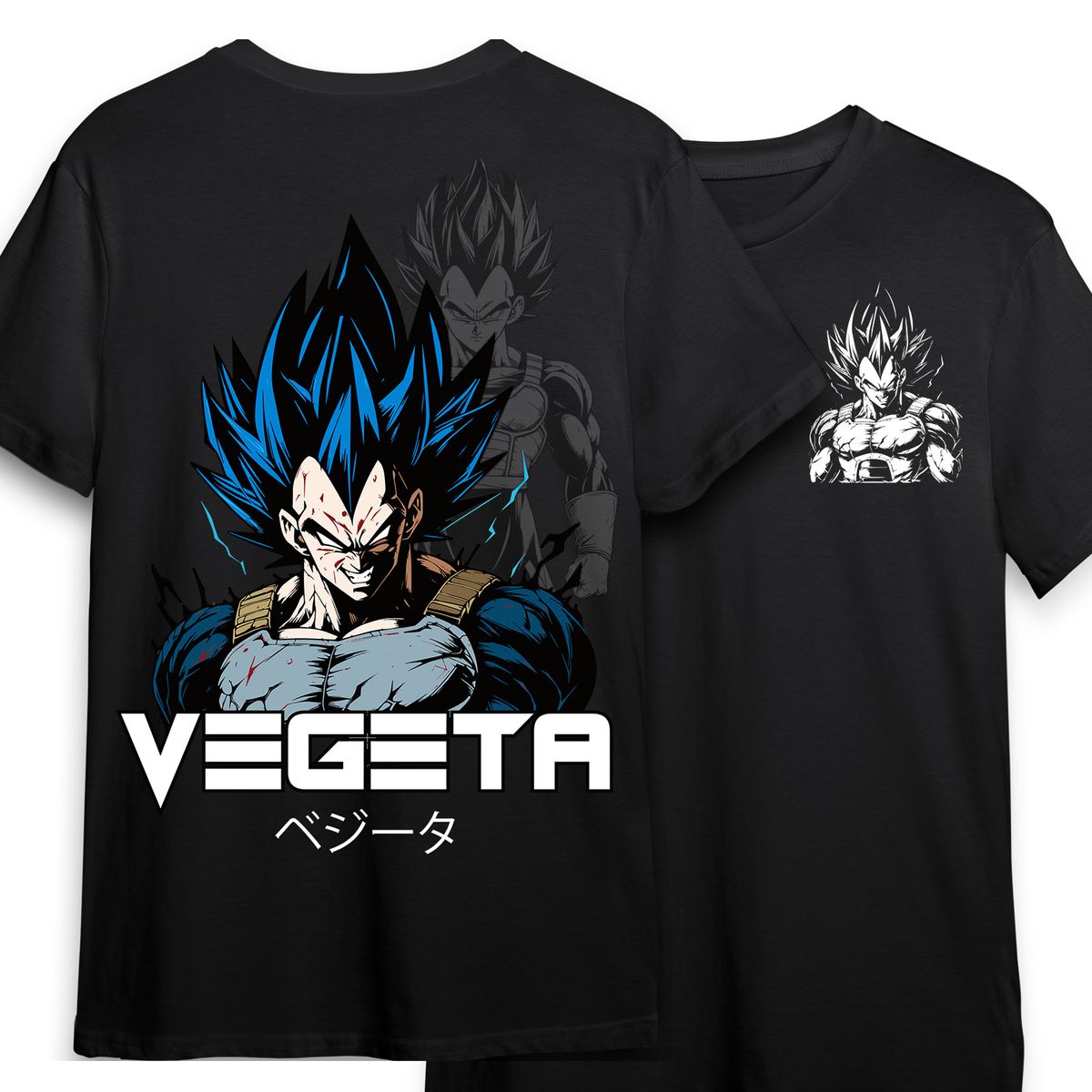 Nome do produto: Camiseta Super Vegeta - Príncipe dos Saiyajins 