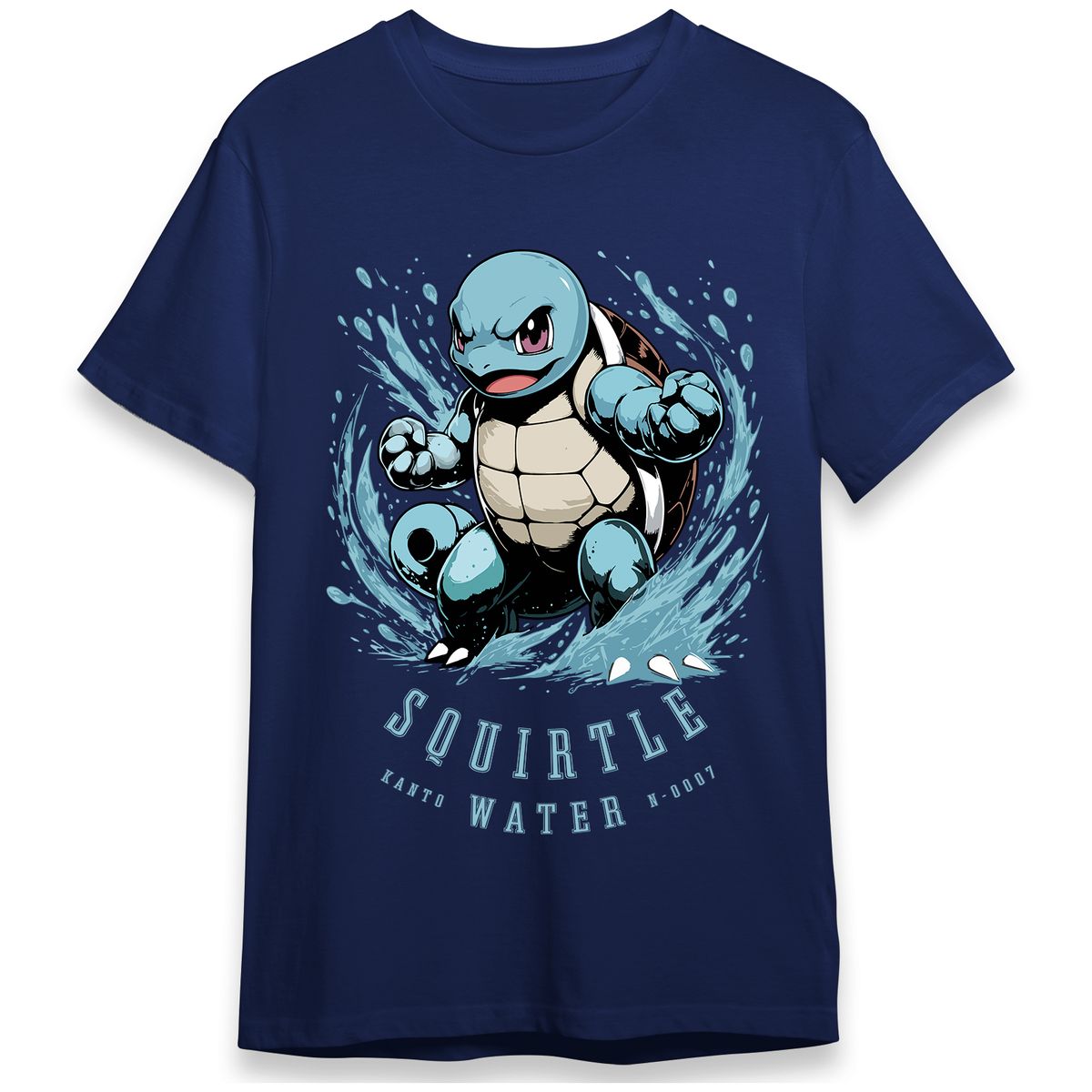 Nome do produto: Camiseta Squirtle - Iniciais 