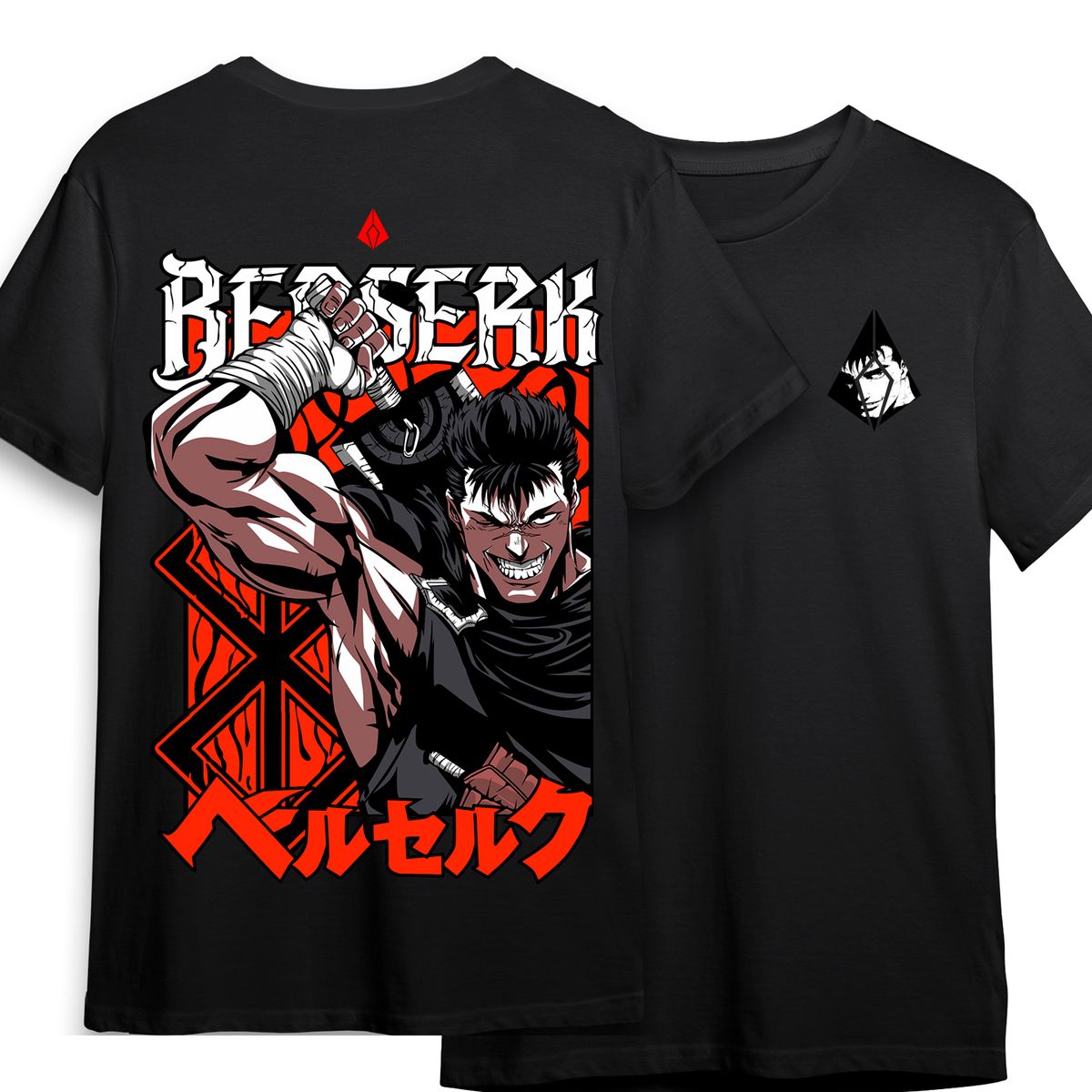 Nome do produto: Camiseta Guts - Berserk - Smiling