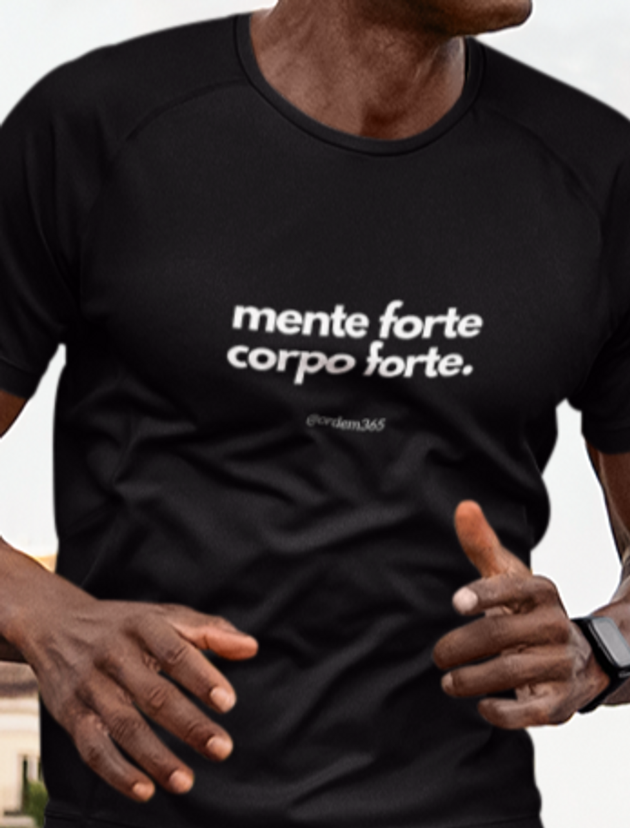 Nome do produto: Camiseta Sport Dry UV Redeemer ORDEM Mente Forte Corpo Forte