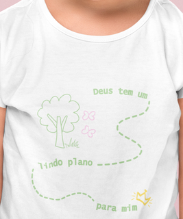 Nome do produtoCamiseta Infantil Feminina Redeemer Lindo Plano