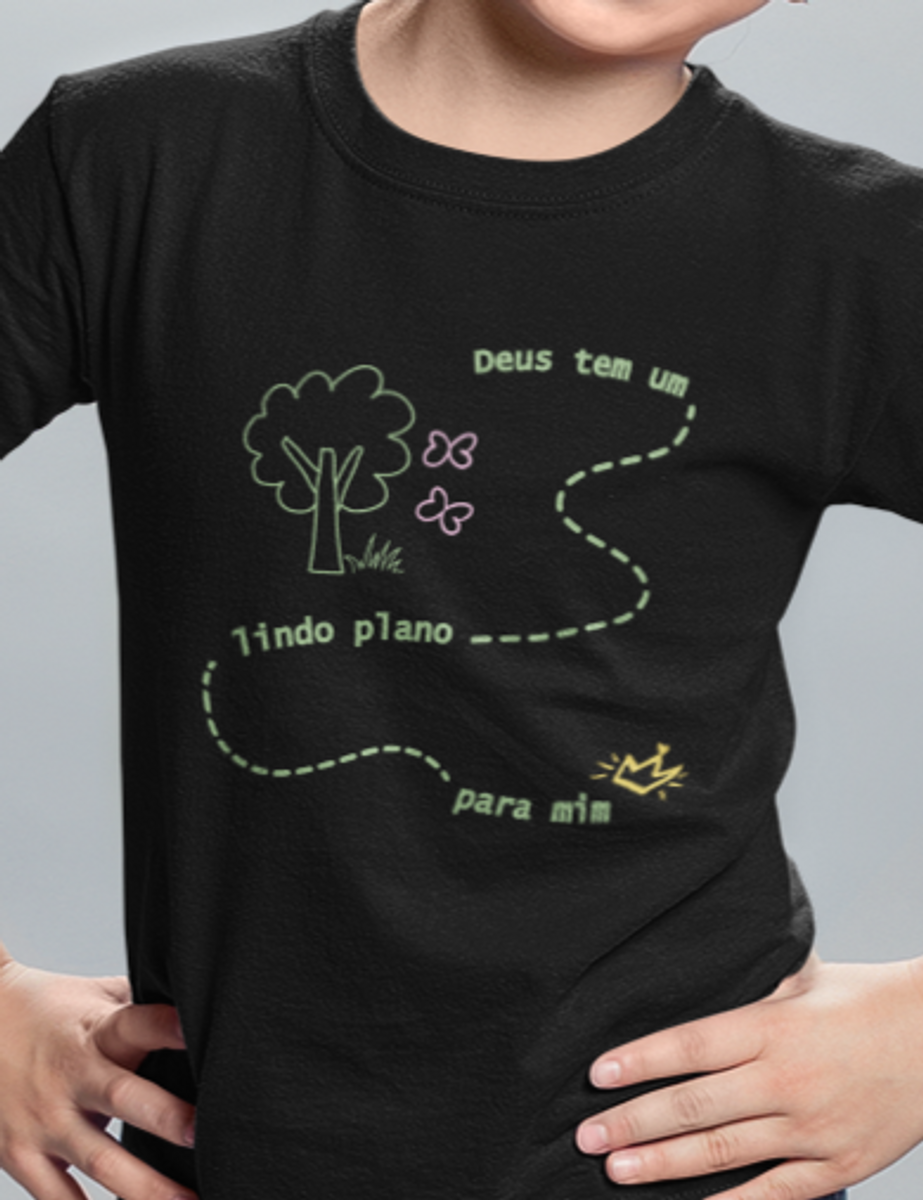 Nome do produto: Camiseta Infantil Feminina Redeemer Lindo Plano