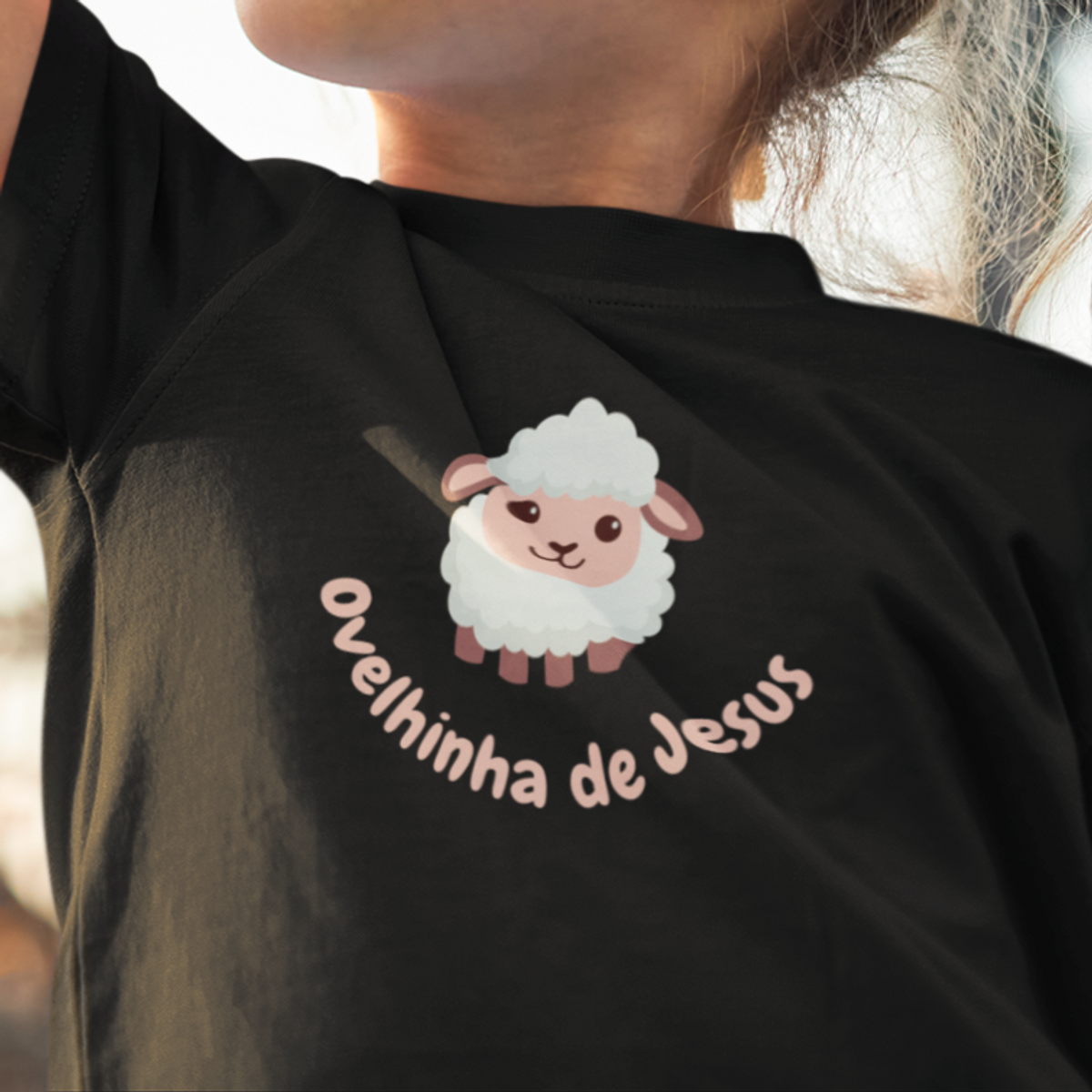 Nome do produto: Camiseta Infantil Feminina Redeemer Ovelha de Jesus