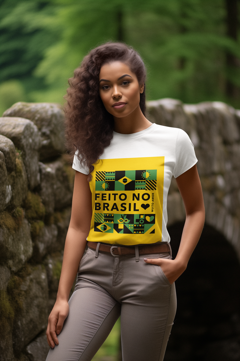 Nome do produto: T-shirt Feito no Brasil