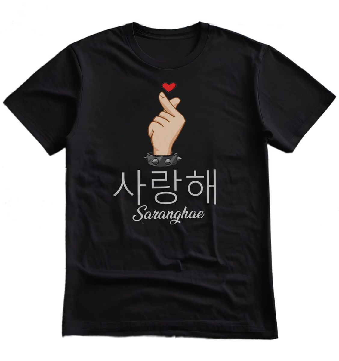 Nome do produto: Camiseta Masculina Saranghae 02