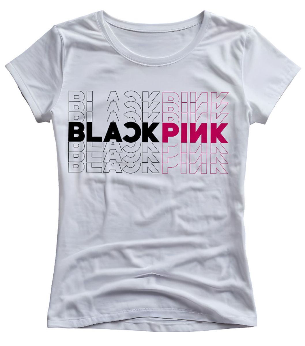 Nome do produto: Camiseta Feminina BlackPink 01