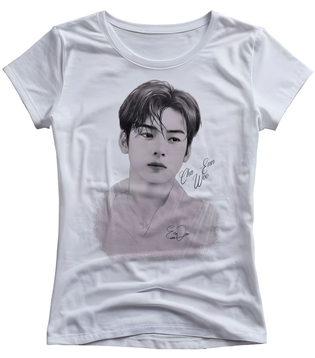 Nome do produto: Camiseta Cha Eun Woo Signature